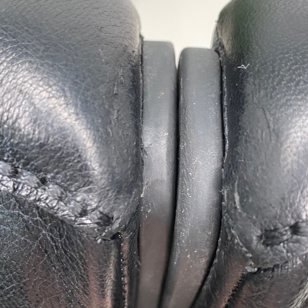 Michael Kors Lillie Black Leather Quilted‎ Ballet Flats with MK Logo Size 7.5 - Picture 10 of 10